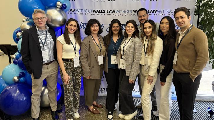 MLB student Hediyeh Motalebzadeh at Law Without Walls in Carcavelos, Portugal