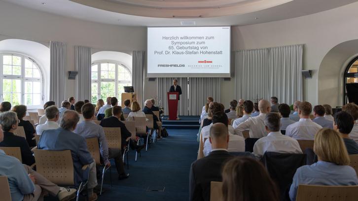 Symposion zum 65. Geburtstag von Prof. Dr. Klaus-Stefan Hohenstatt