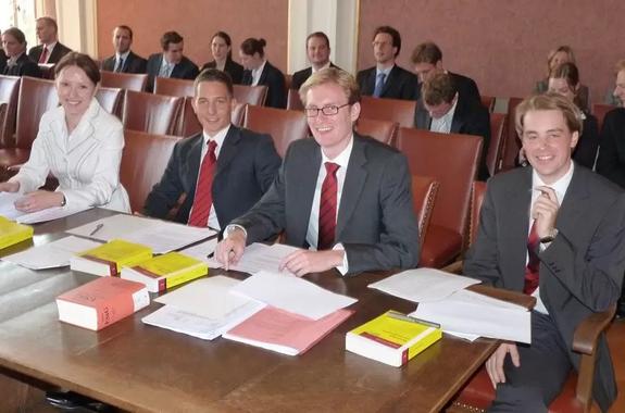 V.l.n.r.: Clara Lienicke (jetzt: Fornefeld), Sebastian Fornefeld, Jonas Heckmann, Peter Stark