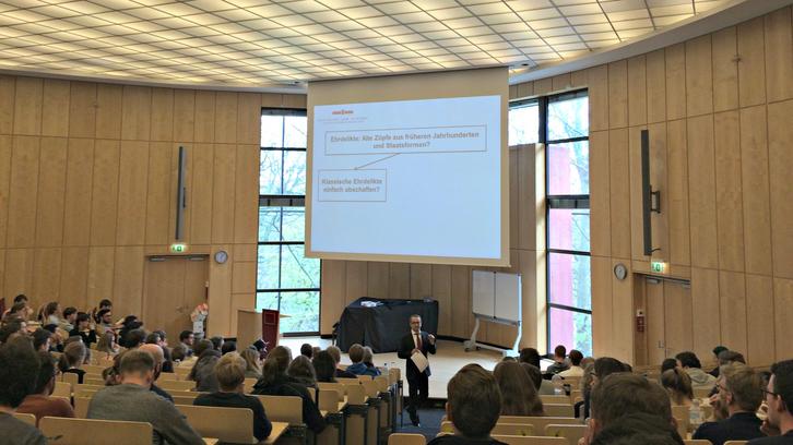 Lunchtime Lecture von Karsten Gaede zum Fall Böhmermann